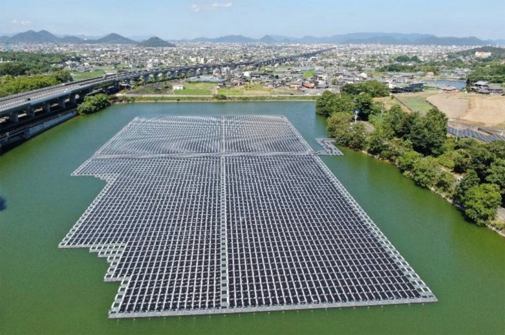 Shikoku Electric Power Floating Solar Power Plant
